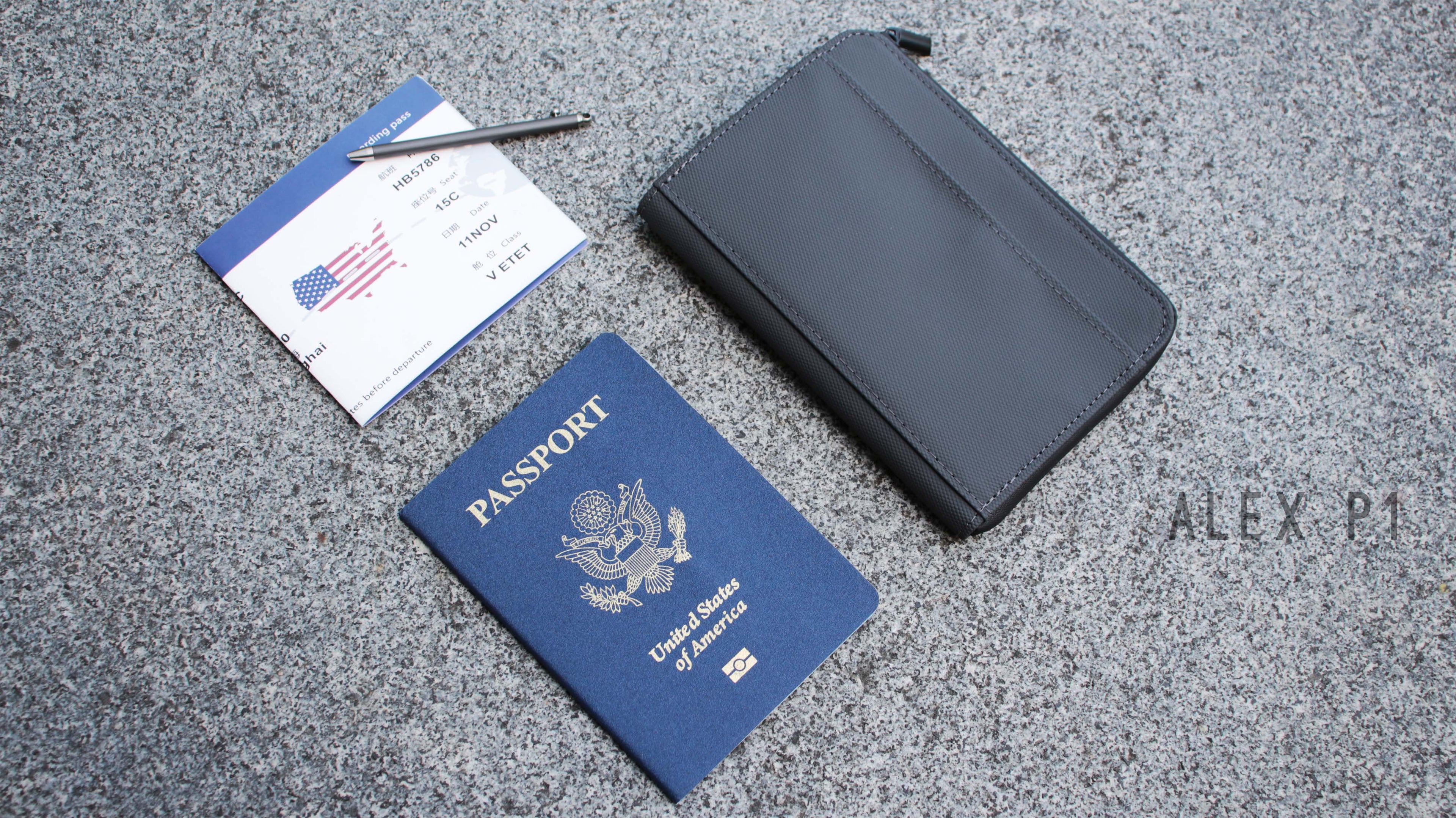 Alex P1 passport wallet
