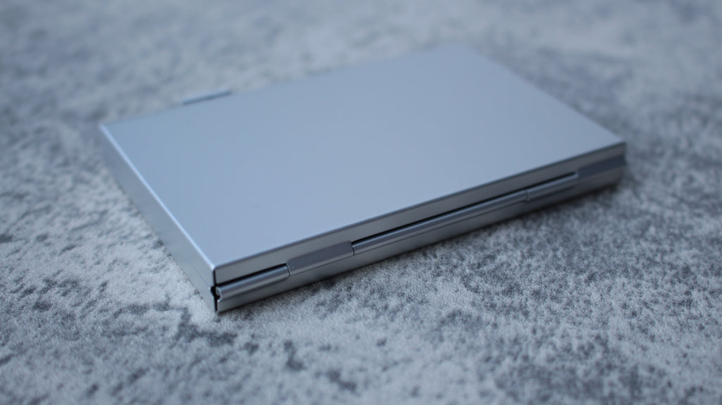 Aluminum memory card case